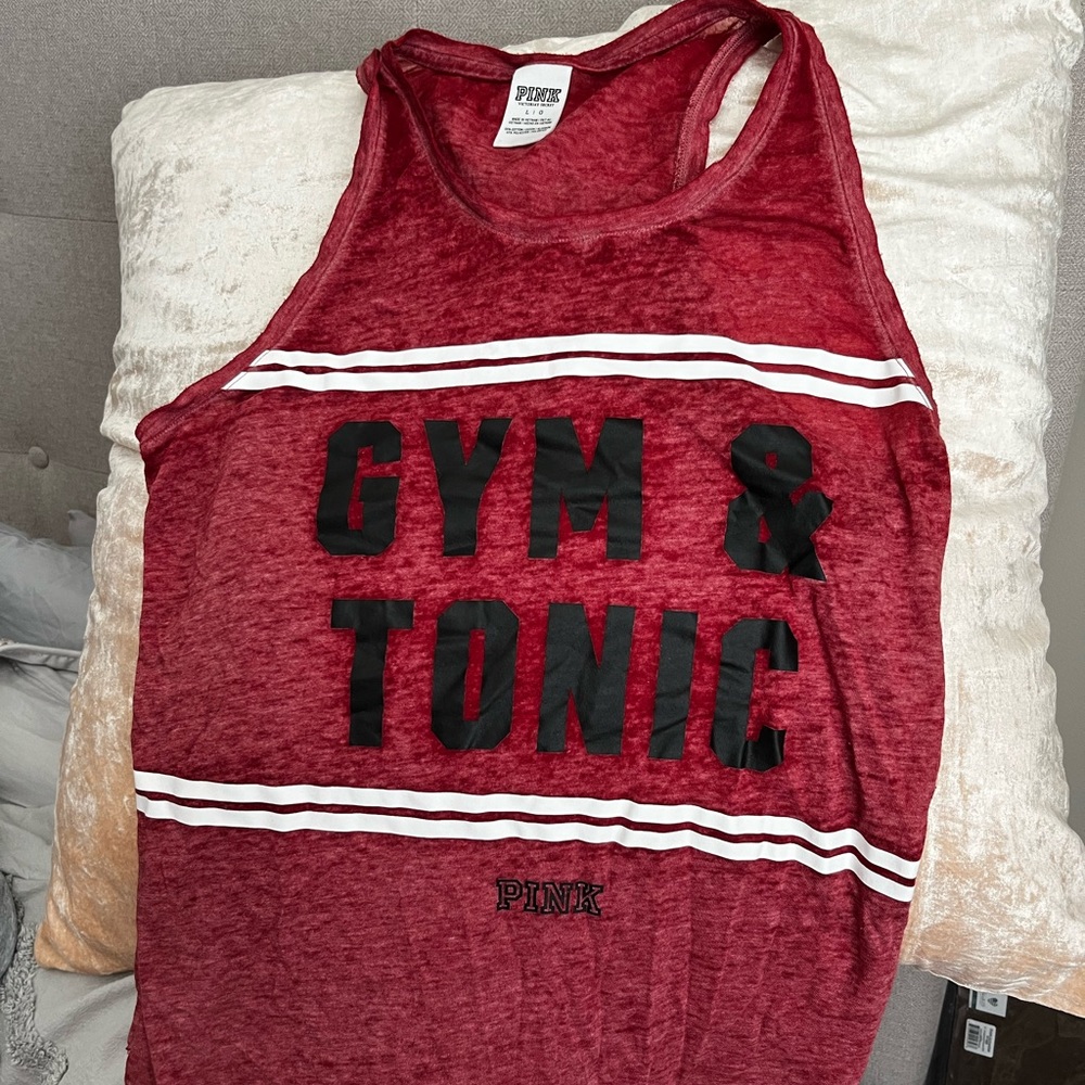 PINK workout top